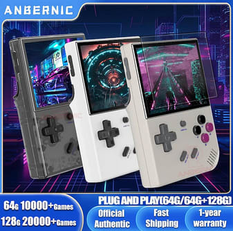 Anbernic RG35XX 64GB Retro Handheld Game Console for $56 + free shipping