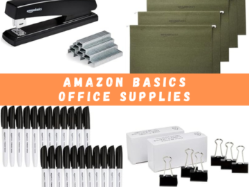 Amazon Basics Office Supplies from $5.20 (Reg. $8.13+)