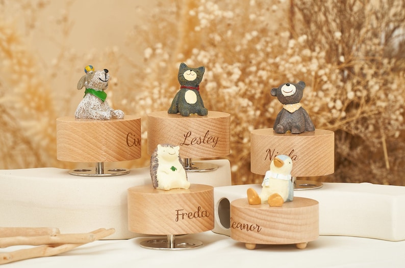 Personalized Animal Music Box