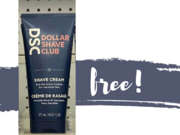 FREE Dollar Shave Club Shave Cream at Walgreens!