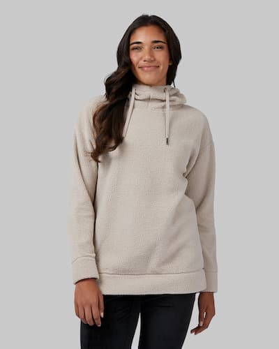 Women's Shorthair Sherpa Pullover Hoodie