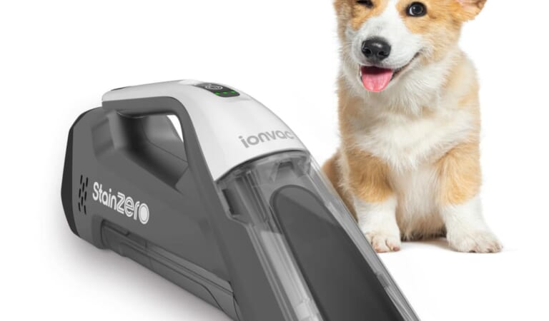 Ionvac Stain Zero Handheld Upholstery and Carpet Cleaner for $47 + free shipping