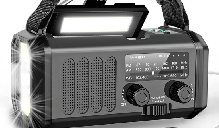 Fimilo 10,000mAh NOAA AM/FM Emergency Crank Weather Radio w/ Flashlight for $25 + free shipping w/ $35
