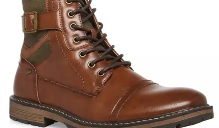 Madden Men's Teetr Cap Toe Combat Boots for $54 + free shipping w/ $99