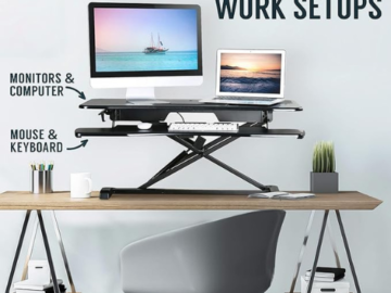 Standing 2 Desk Converter, 37 Inch $171 Shipped Free (Reg. $230) – 6.9K+ FAB Ratings!
