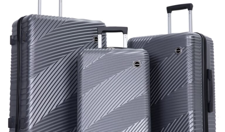 Tripcomp 3-Piece Hardside Luggage Set for $88 + free shipping