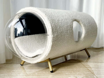 Modern Space Capsule Cat Bed for $60 + free shipping