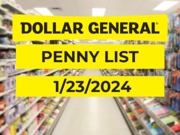Dollar General Penny List - 1-23-2024
