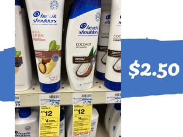 $2.50 Head & Shoulders Haircare at CVS