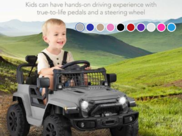 Kids Ride-On Truck w/ Parent Remote Control $119.99 After Code (Reg. $200) – 10 Colors