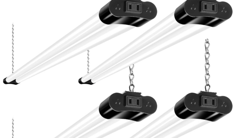 Hykolity Beam Series 4-Foot Linkable LED Shop Light 4-Pack for $35 + free shipping