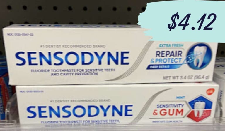 Triple Stacking Sensodyne Toothpaste Deal at Publix!