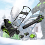 Greenworks 80V 20” Snow Blower and 730 CFM Handheld Blower Combo Kit with (2) 4.0 Ah Batteries & Rapid Charger $450 Shipped Free (Reg. $1200)