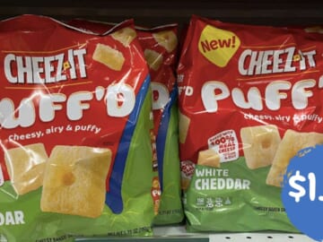 $1.75 Cheez-It Puff’d Snacks at Publix