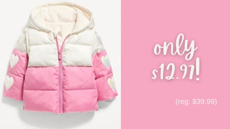 Old Navy | Hooded Jackets For Baby From $12.97!