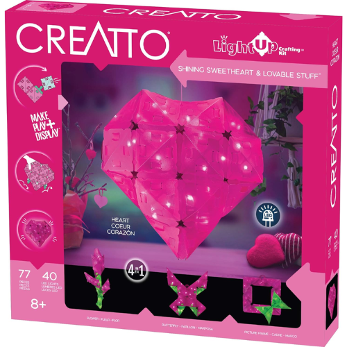 Creatto 77-Piece Light-Up 3D Puzzle Kit $8.02 (Reg. $22)