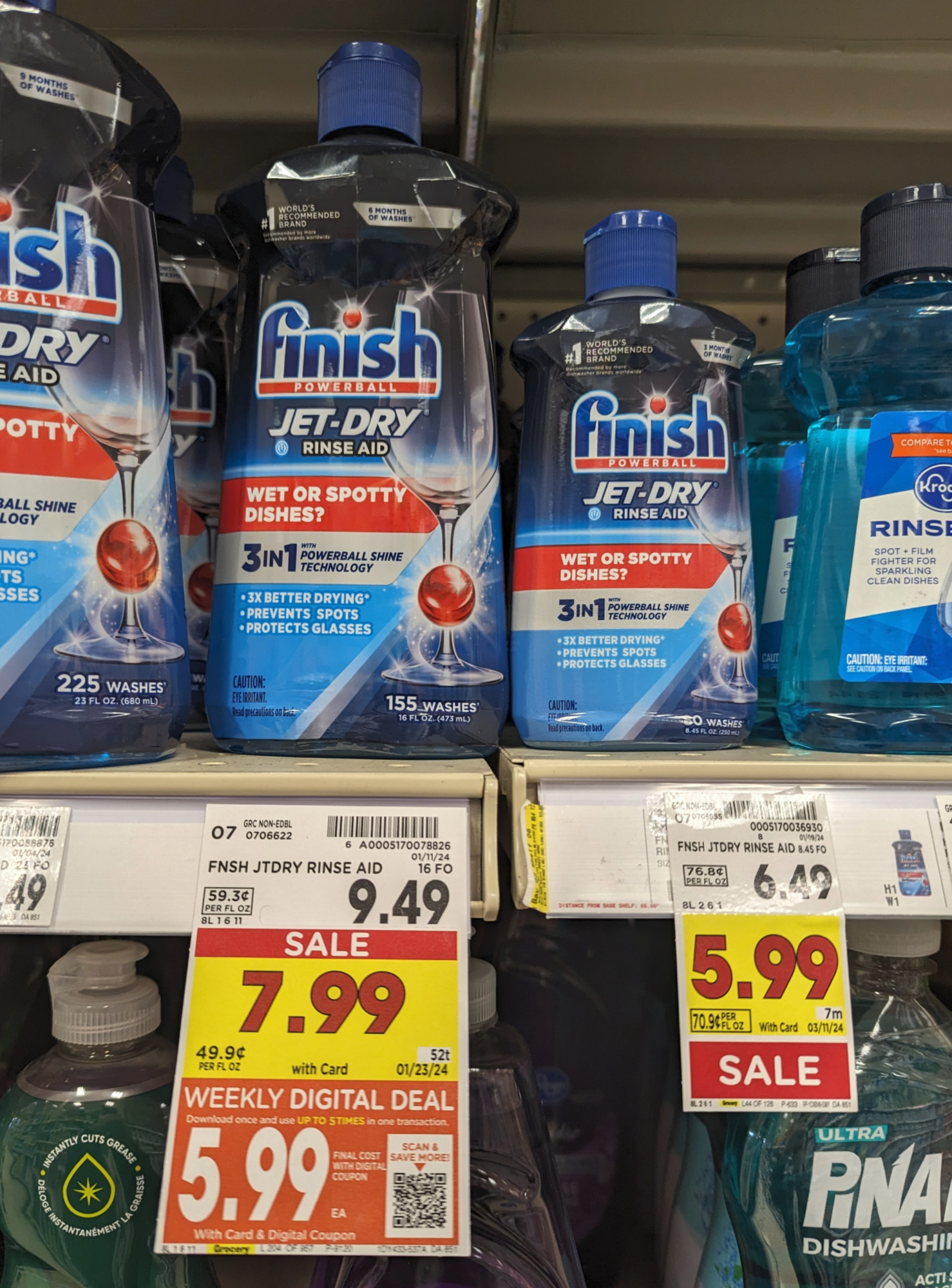 Finish Jet Dry As Low As $4.74 At Kroger (Regular Price $9.49)