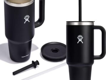Hydro Flask 40-Oz All Around Travel Tumbler, Black $23.99 (Reg. $45)