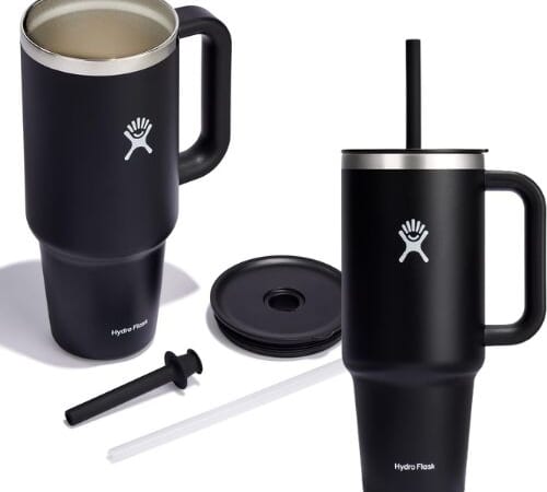 Hydro Flask 40-Oz All Around Travel Tumbler, Black $23.99 (Reg. $45)