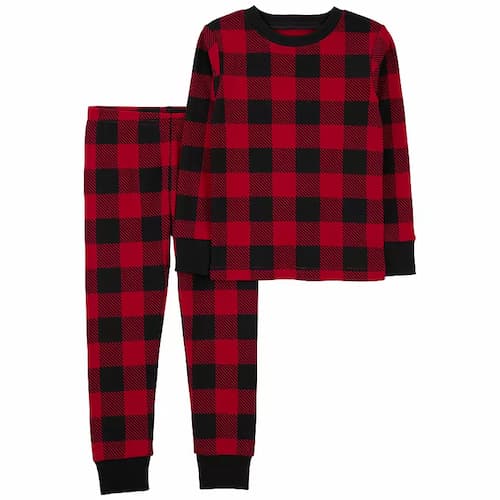 Baby Carter's 2-Piece Buffalo Check Pajama Set