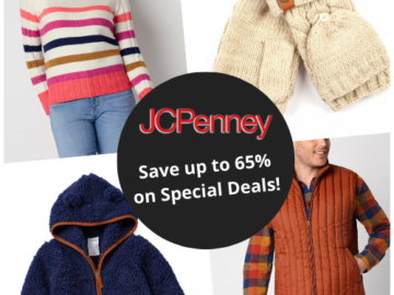 JCPenney End Season Blowout: Save up to 65% on Special Deals!