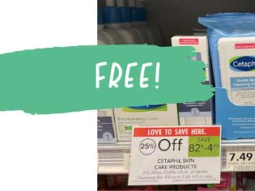 FREE Cetaphil Gentle Cleansing Cloths at Publix