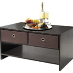 31.5" Coffee Table w/ 2 Fabric Drawers for $29 + free shipping w/ $35