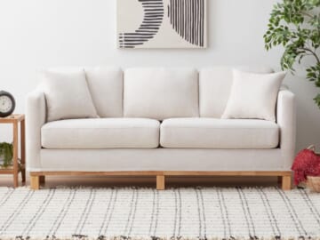 Gap Home Upholstered Wood Base Sofa for $408 + free shipping