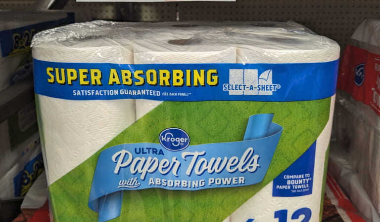 Get Kroger Ultra Paper Towels For Just $5.99