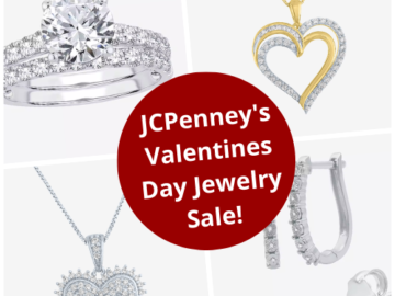 Save up to 70% on JCPenney’s Valentines Day Jewelry Sale from $107.13 After Code (Reg. $499.98+) + Free Shipping