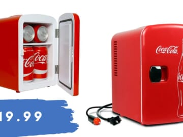 Coca-Cola 6-Can Mini Fridge $19.98 (reg. $50) at Walmart