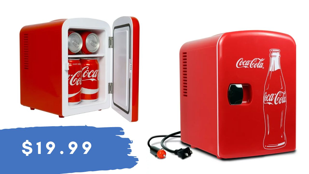 Coca-Cola 6-Can Mini Fridge $19.98 (reg. $50) at Walmart