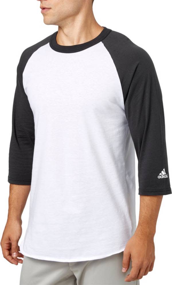 adidas Men's Triple Stripe Baseball Shirt From $3.24 + free shipping w/ $49