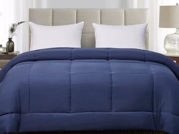 Royal Luxe Reversible Down Alternative Comforter for $22 + free shipping w/ $25
