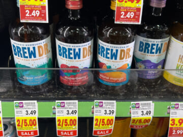Brew Dr Organic Kombucha Just $1.75 At Kroger (Regular Price $3.49)