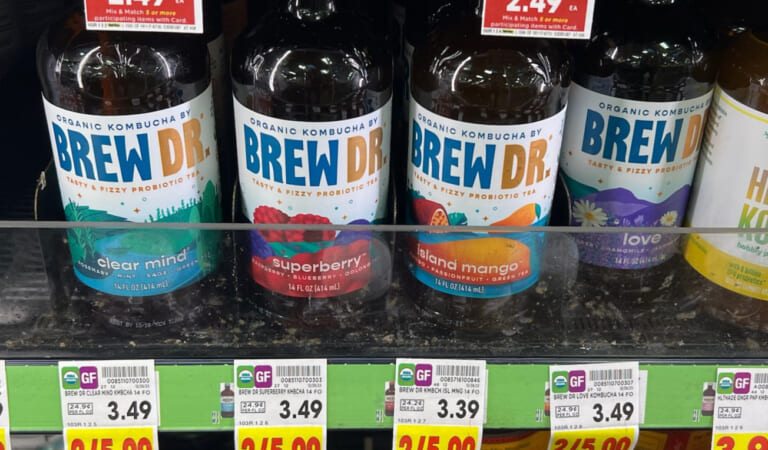 Brew Dr Organic Kombucha Just $1.75 At Kroger (Regular Price $3.49)