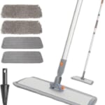 62" Aluminum Mop w/ 4 Washable Pads for $15 + free shipping