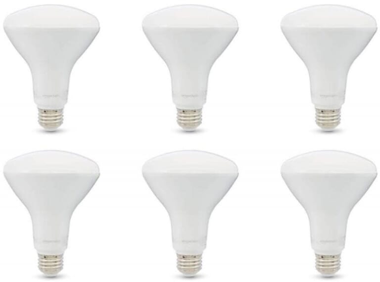 Amazon Basics 65W Equivalent BR30 LED Light Bulb 6-Pack for $10 + free shipping