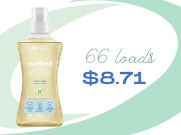 Method Liquid Laundry Detergent As Low As $8.71 Shipped!