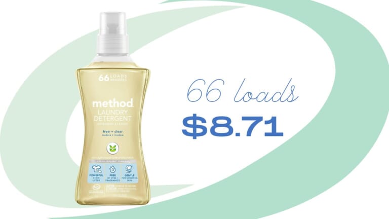 Method Liquid Laundry Detergent As Low As $8.71 Shipped!