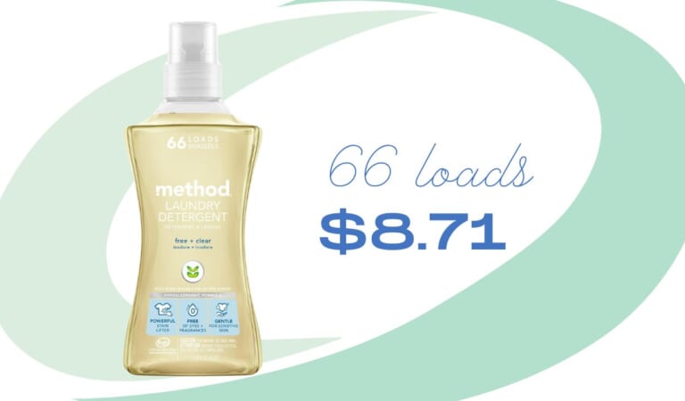 Method Liquid Laundry Detergent As Low As $8.71 Shipped!