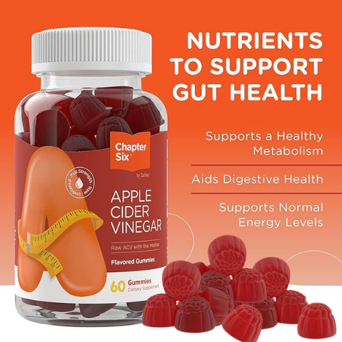 Chapter Six Apple Cider Vinegar 60-Count Gummies as low as $2.11 After Coupon + Code (Reg. $9.95) + Free Shipping – 4¢/Gummy