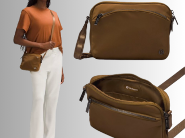 lululemon City Adventurer Crossbody Bag 2.5L, Burnt Caramel $39 Shipped Free (Reg. $58)