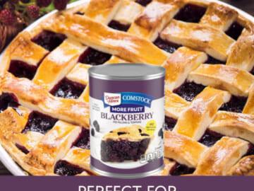 Duncan Hines 12-Pack Comstock Premium Fruit Pie Filling & Topping, Blackberry as low as $14.42 Shipped Free (Reg. $32) – $1.20/21 Oz Can