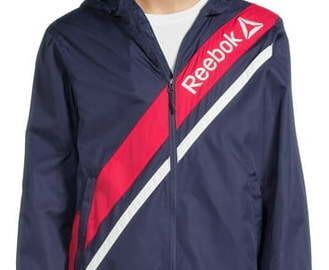 Reebok Men's Retro Windbreaker Jacket for $17 + free shipping w/ $35