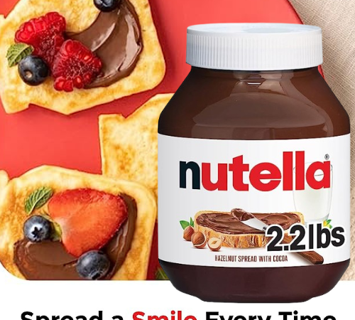 Nutella Hazelnut Spread With Cocoa For Breakfast, 2.2-Lbs Jar as low as $6.50 EACH when you buy 4 (Reg. $10.40) + Free Shipping