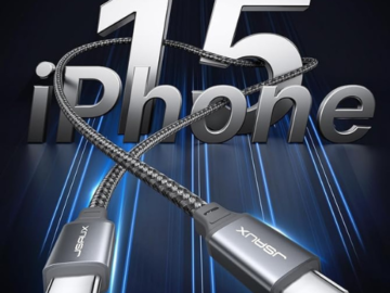 USB-C to USB-C Fast 2-Pack Charging Cable, 6.6Ft $5 After Coupon + Code (Reg. $10) – $2.50 Each