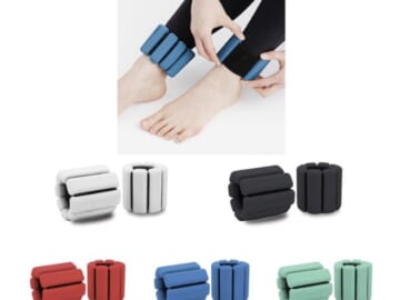 Elevate your workout routine with the Adjustable 3-Pound Wrist & Ankle Weights