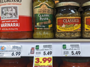Filippo Berio Pesto As Low As $1.99 Per Jar At Kroger