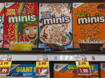 General Mills Cereal As Low As $1.49 Per Box At Kroger